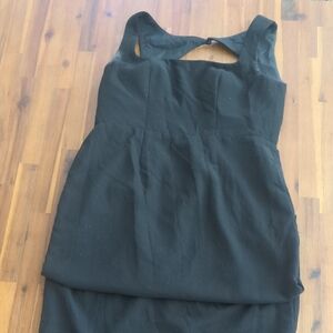 Azazie Black Backless Dress